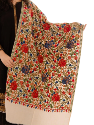 Embroidered Pashmina Shawl Fy-2025-PS